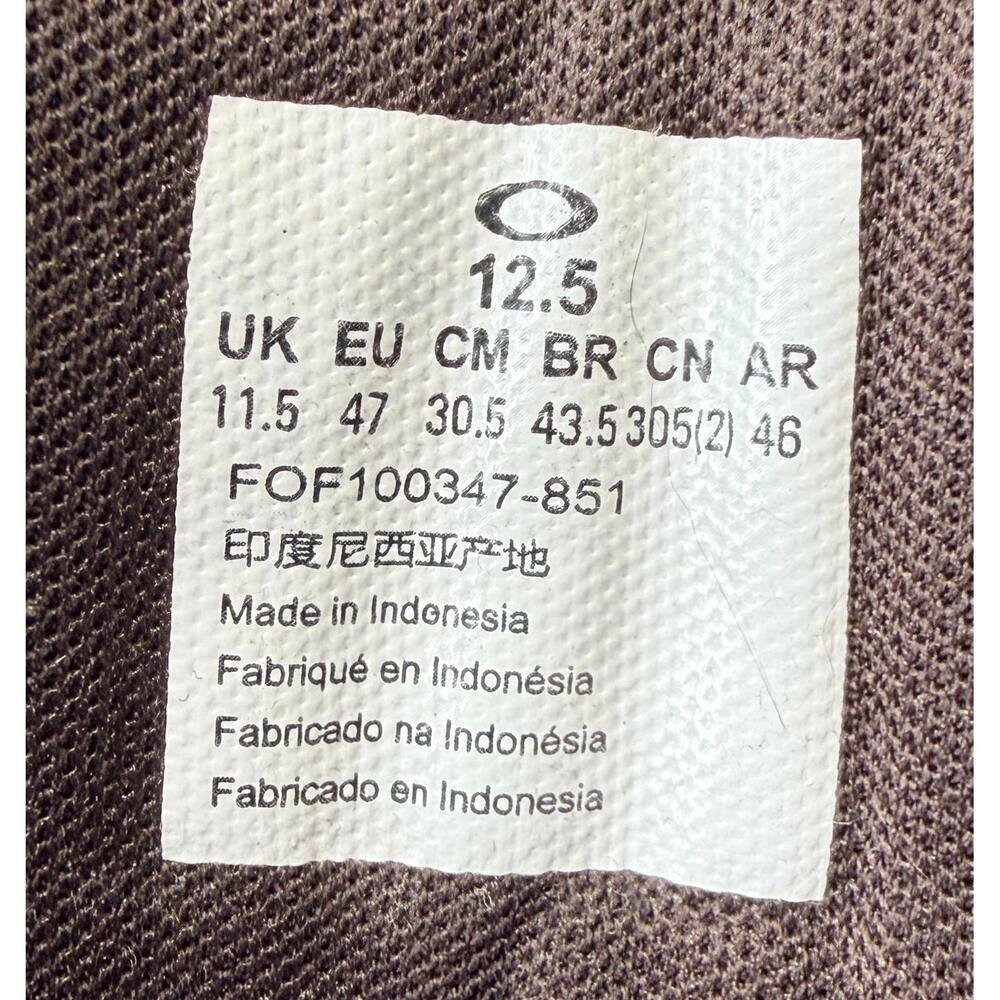 Oakley Coyote Leather Brown Boot FOF100347-851 SIZE 12.5​ - Picture 8 of 8